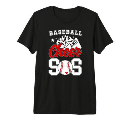 Baseball And Cheer Sis Baseball T-Shirt - Casual Everyday Wear for Adults - T-Shirt, Sweatshirt, Hoodie