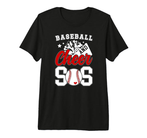 Baseball And Cheer Sis Baseball T-Shirt - Casual Everyday Wear for Adults - T-Shirt, Sweatshirt, Hoodie
