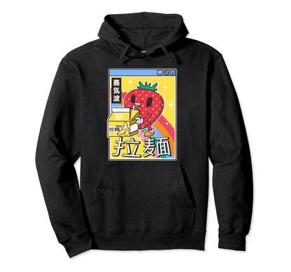Banana Milk Strawberry Rainbow Digital Hoodie - Custom Art Print Men Women - T-Shirt, Sweatshirt, Hoodie