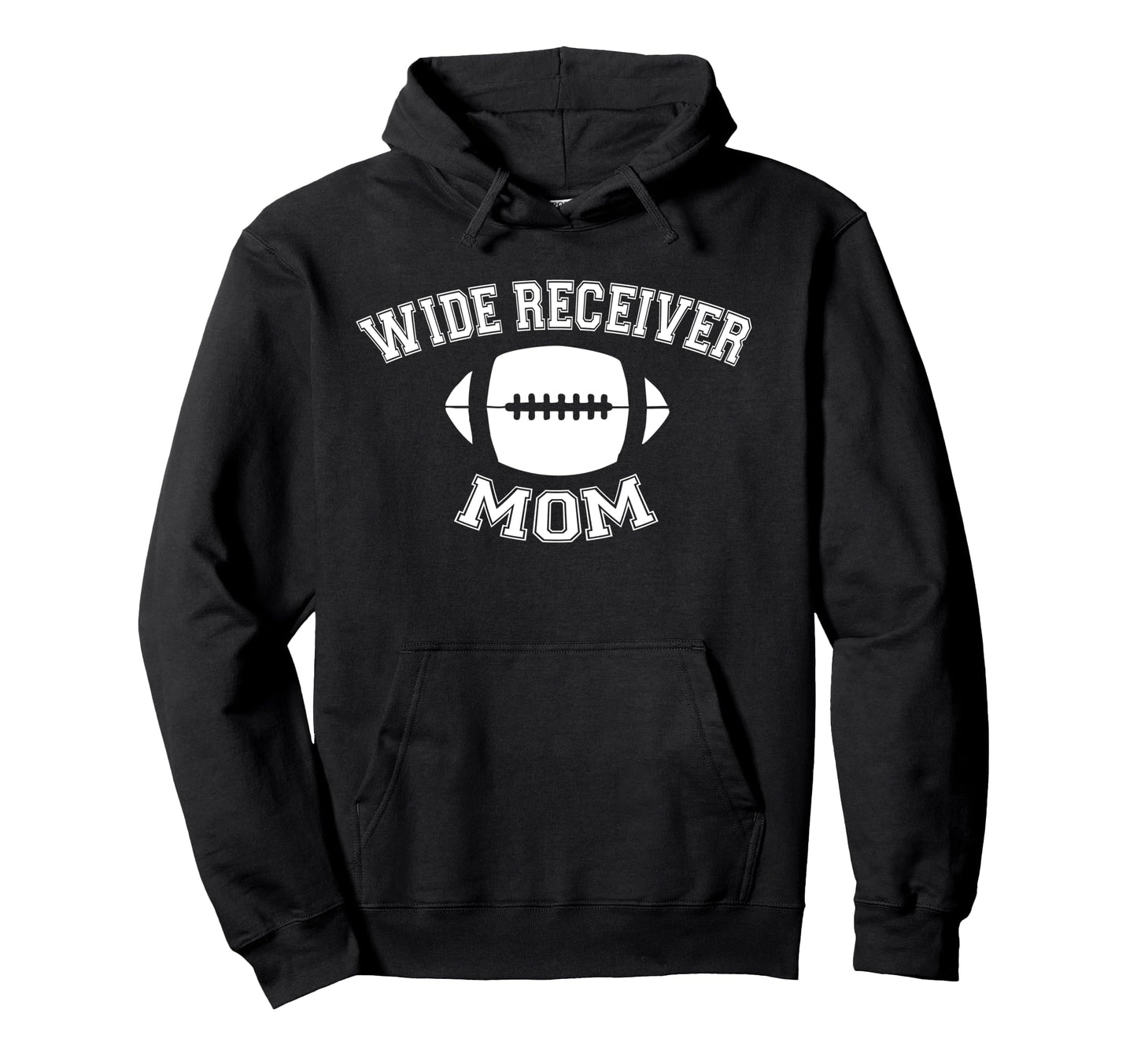 Wide Receiver Mom Football Parent Game Hoodie - Minimalist Print Men Women - T-Shirt, Sweatshirt, Hoodie