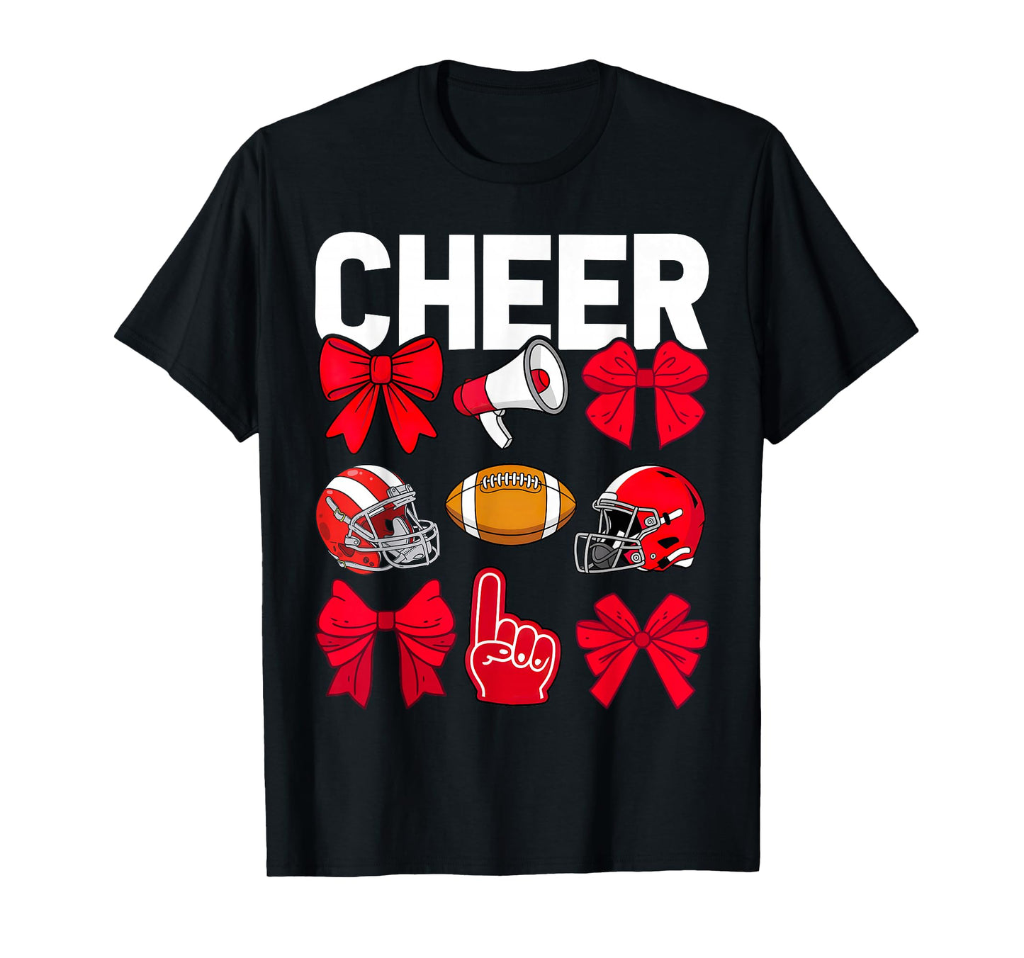 Coquette Game Day Football Cheer Mom T-Shirt - Aesthetic Graphic Men Women - T-Shirt, Sweatshirt, Hoodie