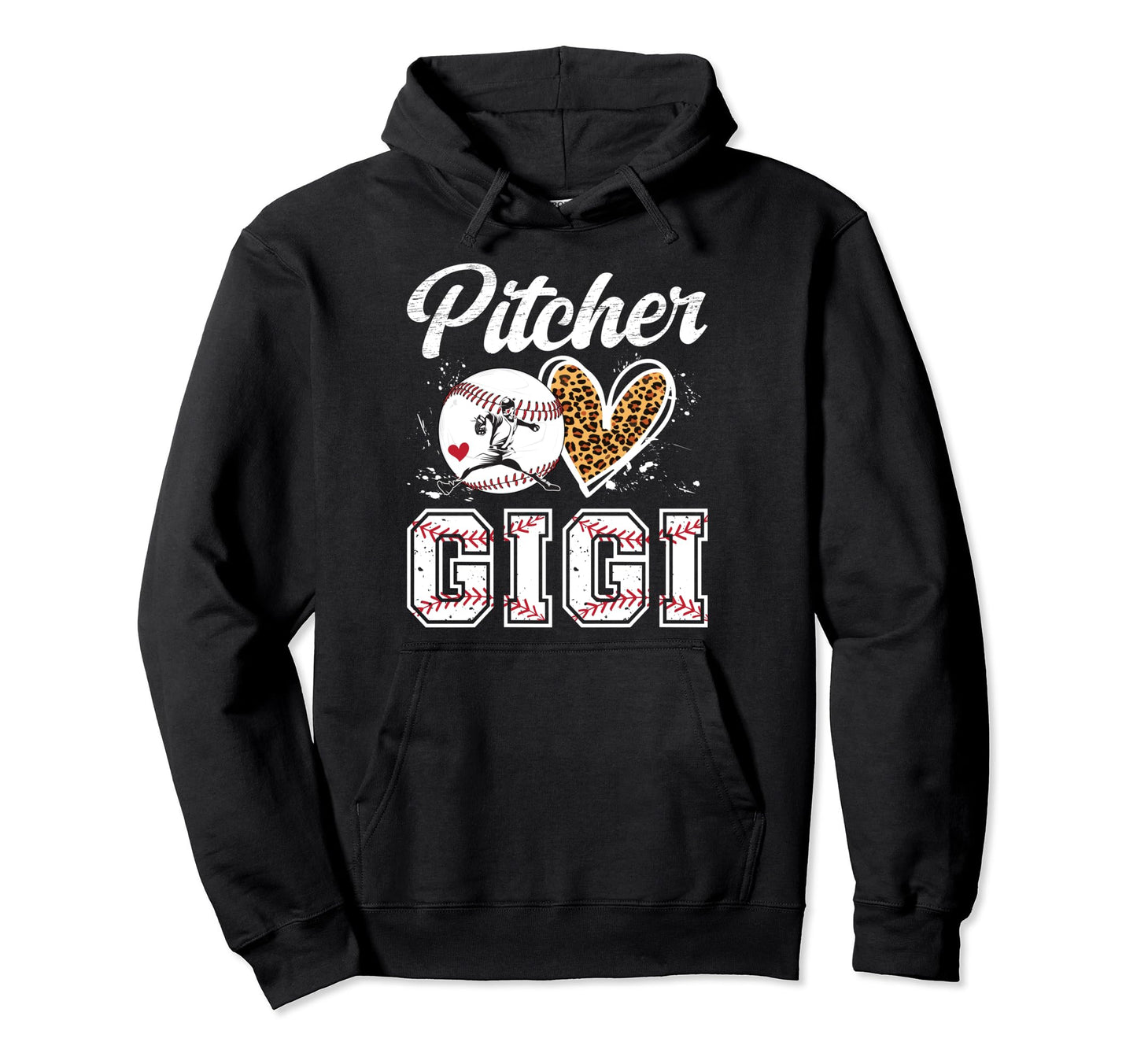 Baseball Pitcher Gigi Baseball Hoodie - Casual Everyday Wear Unisex - T-Shirt, Sweatshirt, Hoodie