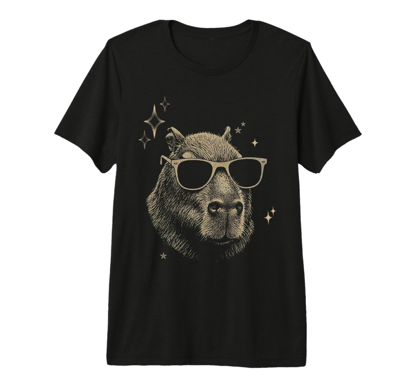 Y2K Capybara Sunglasses 90S 2000S T-Shirt - Custom Art Print for Adults - T-Shirt, Sweatshirt, Hoodie