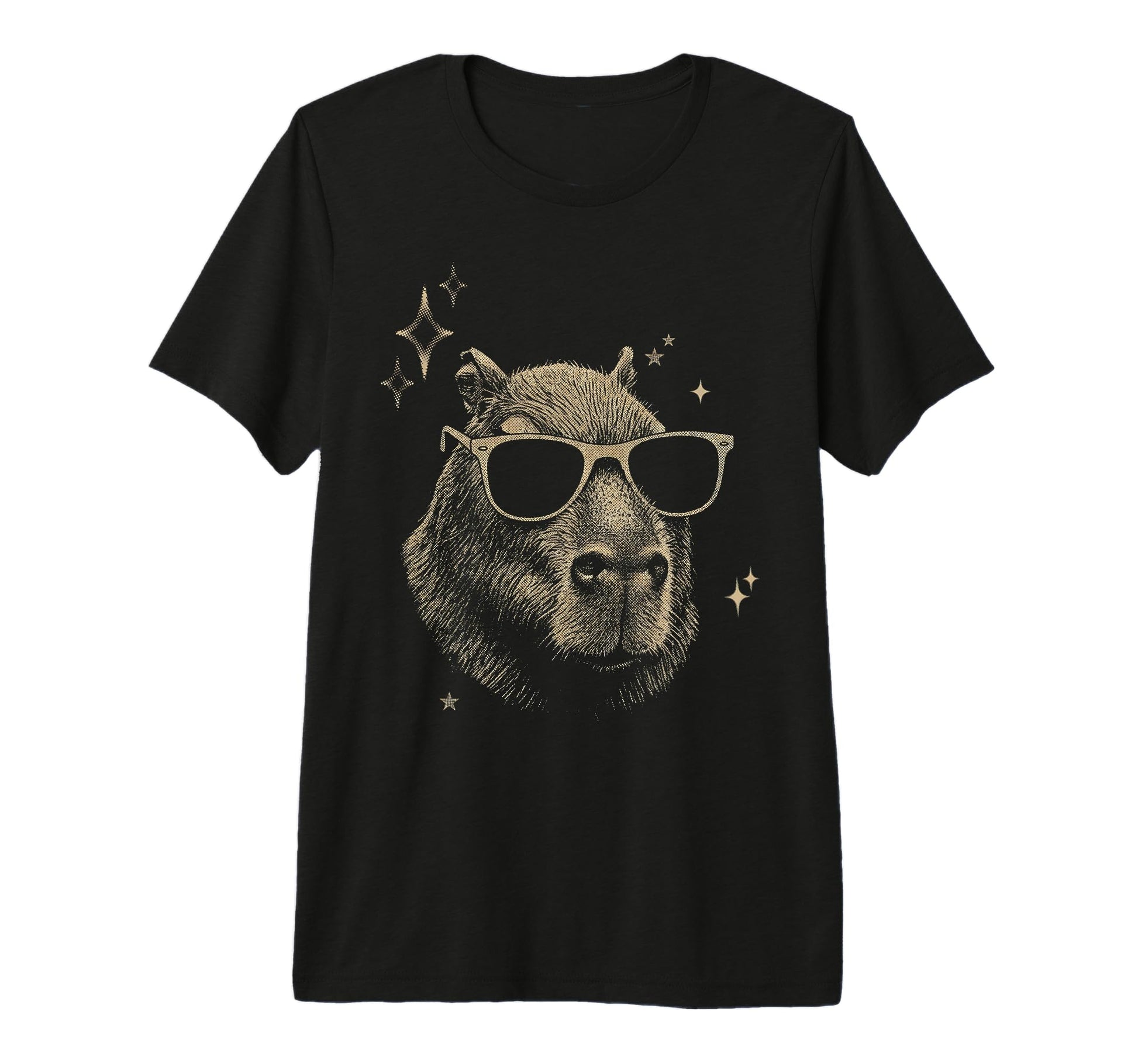 Y2K Capybara Sunglasses 90S 2000S T-Shirt - Custom Art Print for Adults - T-Shirt, Sweatshirt, Hoodie