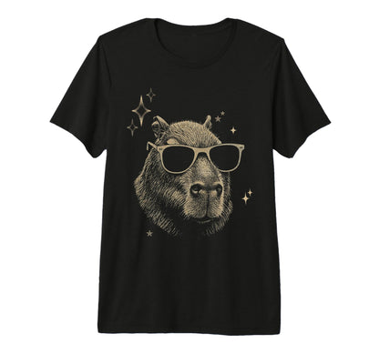 Y2K Capybara Sunglasses 90S 2000S T-Shirt - Custom Art Print for Adults - T-Shirt, Sweatshirt, Hoodie