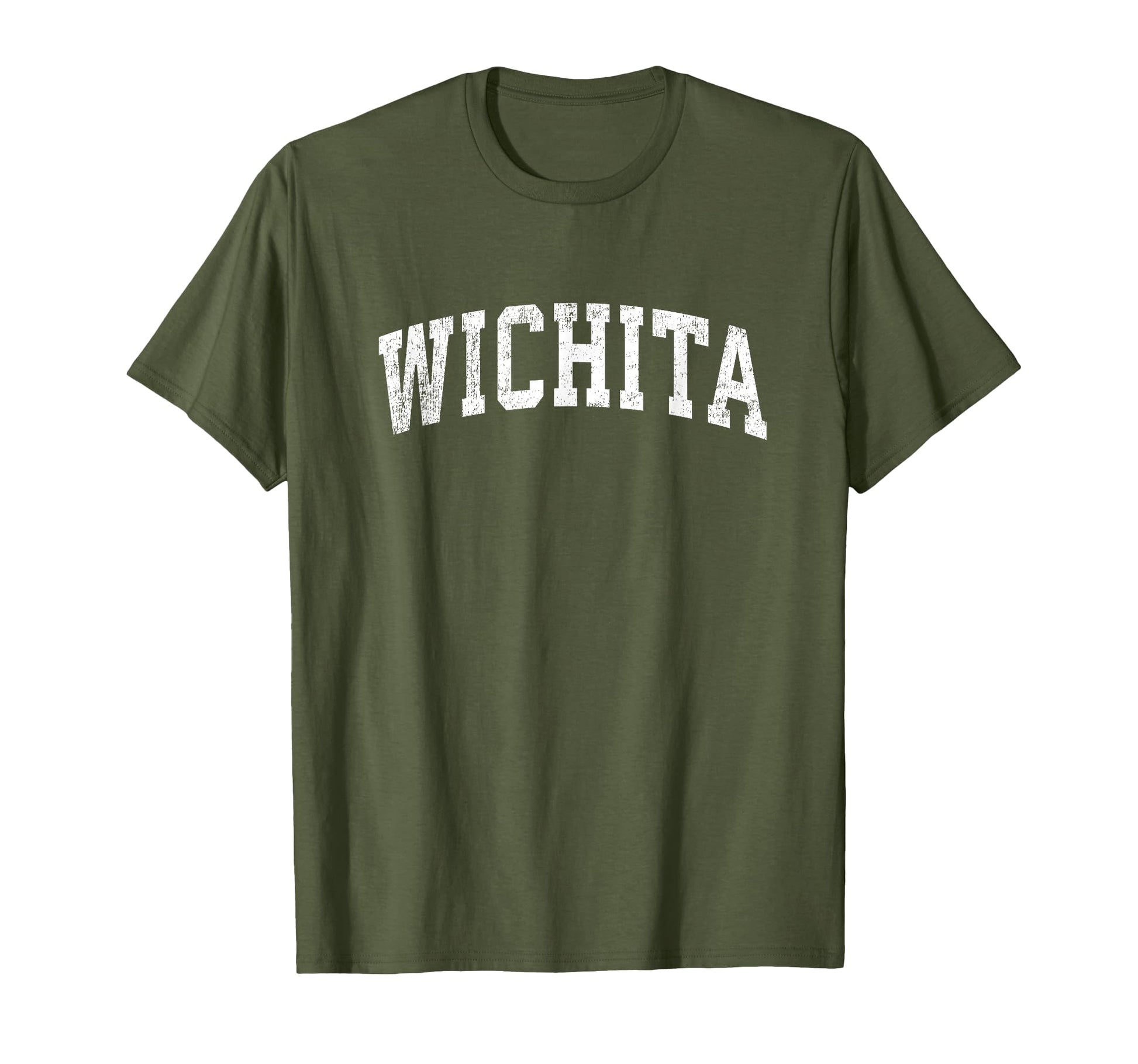 Wichita Kansas Ks Varsity Sports Text T-Shirt - Unique Graphic Men Women - T-Shirt, Sweatshirt, Hoodie