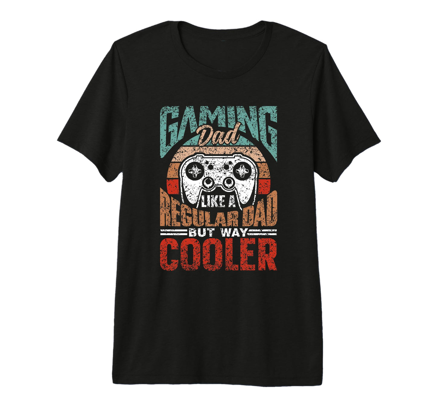 Gaming Dad Like Regular Dad Only Much T-Shirt - Minimalist Print Unisex - T-Shirt, Sweatshirt, Hoodie