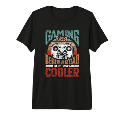 Gaming Dad Like Regular Dad Only Much T-Shirt - Minimalist Print Unisex - T-Shirt, Sweatshirt, Hoodie