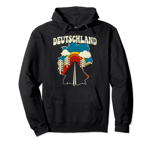 Germany German Country Rainbow Hoodie - Minimalist Print Men Women - T-Shirt, Sweatshirt, Hoodie
