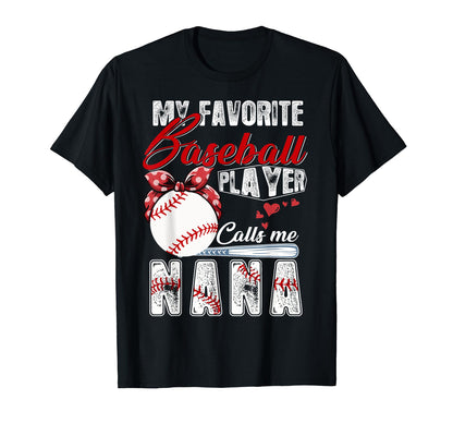 My Favorite Baseball Player Calls Me T-Shirt - Minimalist Print Unisex - T-Shirt, Sweatshirt, Hoodie