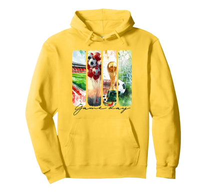 Game Day Soccer Ball Sports Coquette Hoodie - Trendy Graphic for Adults - T-Shirt, Sweatshirt, Hoodie