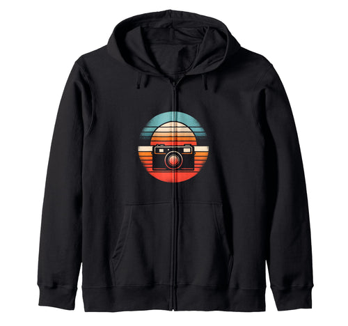 Camera Sunset T-Shirt - Aesthetic Graphic Men Women - T-Shirt, Sweatshirt, Hoodie