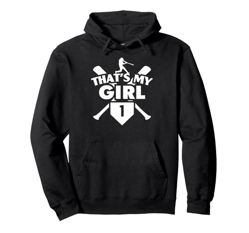 Baseball Mom Dad Thats My 1 Softball Hoodie - Trendy Graphic for Adults - T-Shirt, Sweatshirt, Hoodie