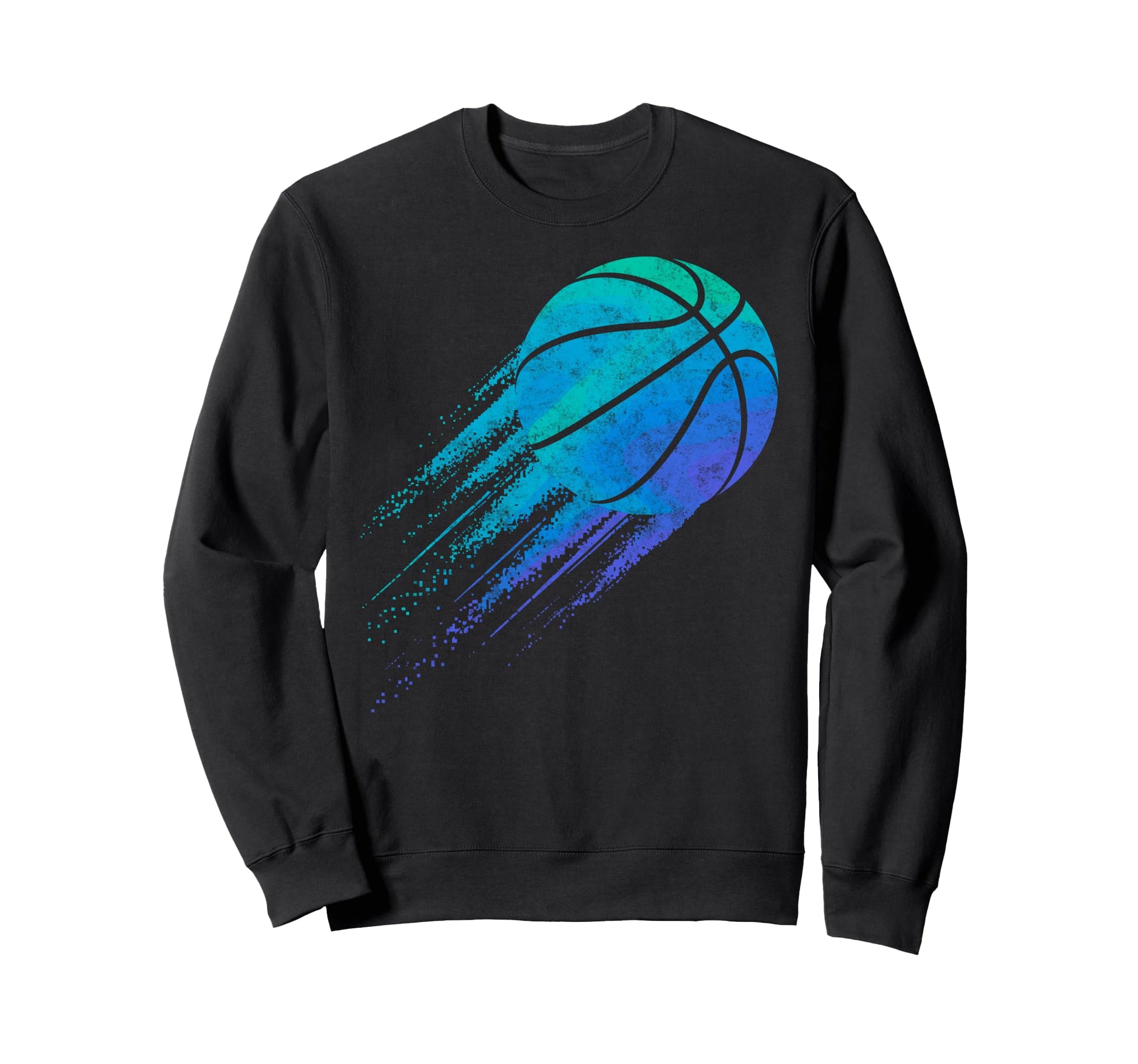 Basketball Ball Basketball Sweatshirt - Fun Novelty Design for Adults - T-Shirt, Sweatshirt, Hoodie