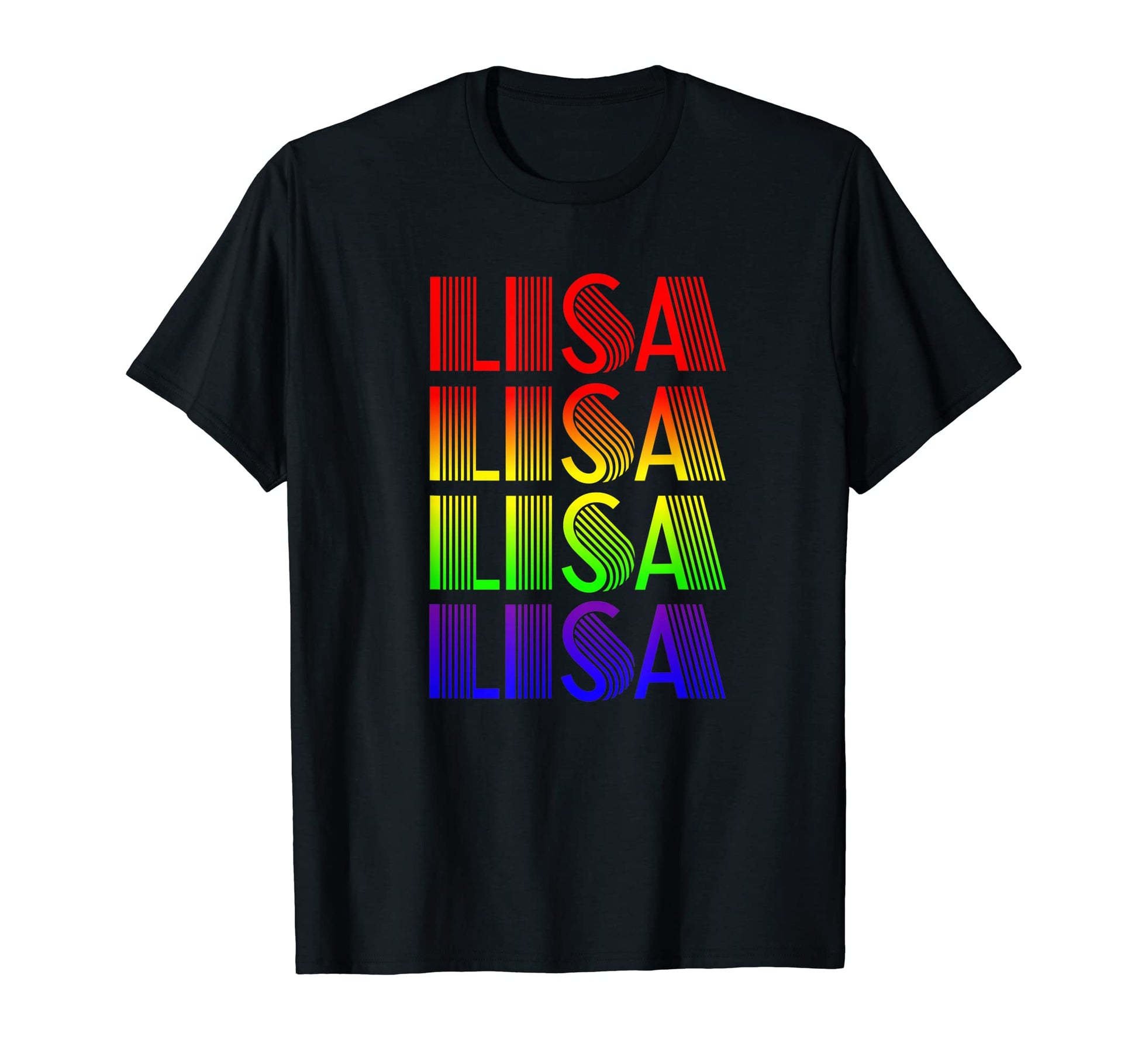 Lisa Rainbow Gift 1980S T-Shirt - Unique Graphic Unisex - T-Shirt, Sweatshirt, Hoodie