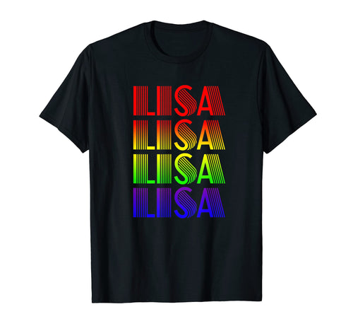 Lisa Rainbow Gift 1980S T-Shirt - Unique Graphic Unisex - T-Shirt, Sweatshirt, Hoodie