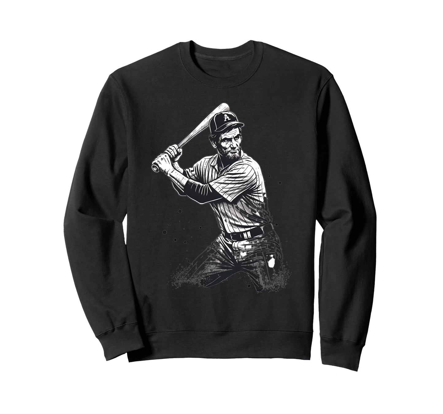 Abraham Lincoln Abe Lincoln Sweatshirt - Minimalist Print for Adults - T-Shirt, Sweatshirt, Hoodie