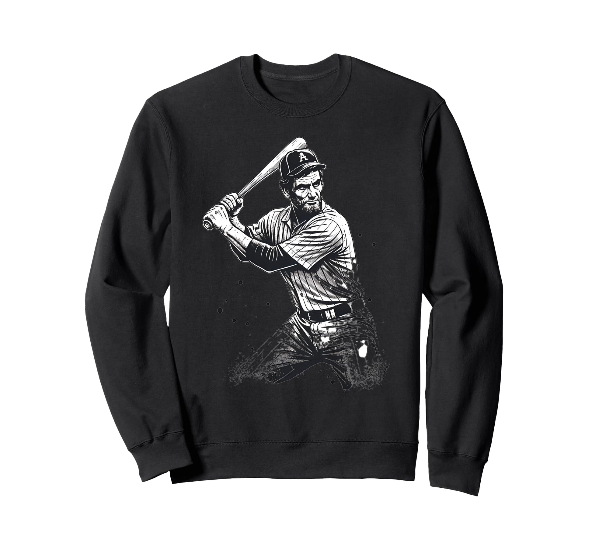 Abraham Lincoln Abe Lincoln Sweatshirt - Minimalist Print for Adults - T-Shirt, Sweatshirt, Hoodie