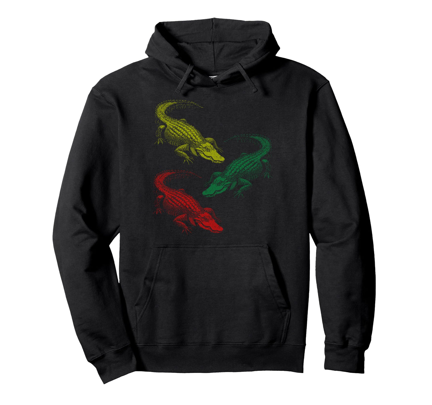 3 Crocodile Alligator Rainbow Funny Hoodie - Streetwear Style Unisex - T-Shirt, Sweatshirt, Hoodie