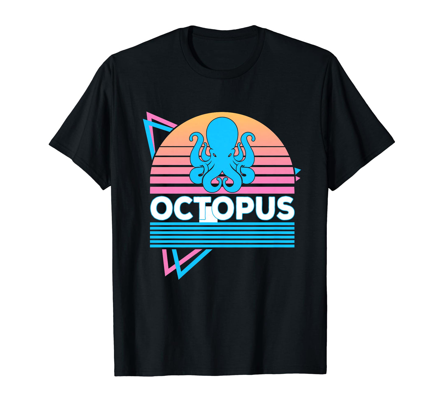Octopus Vaporwave Aesthetic T-Shirt - Minimalist Print for Adults - T-Shirt, Sweatshirt, Hoodie