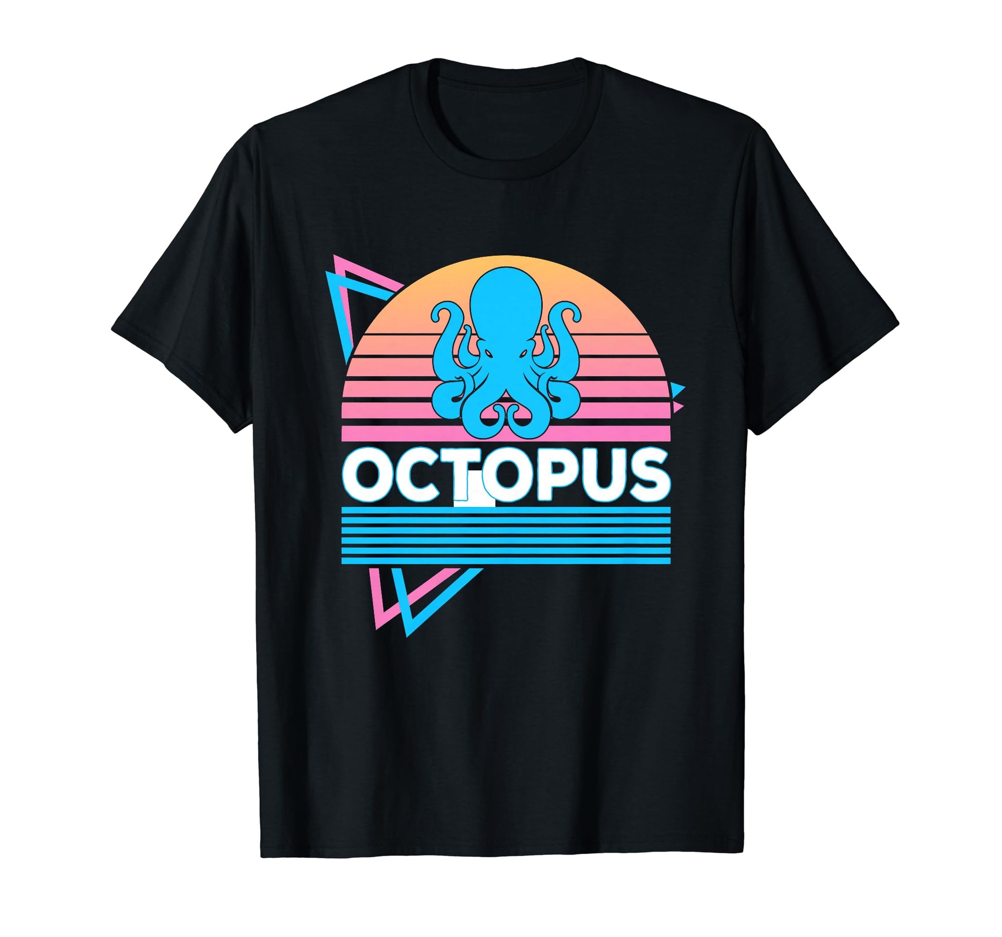 Octopus Vaporwave Aesthetic T-Shirt - Minimalist Print for Adults - T-Shirt, Sweatshirt, Hoodie