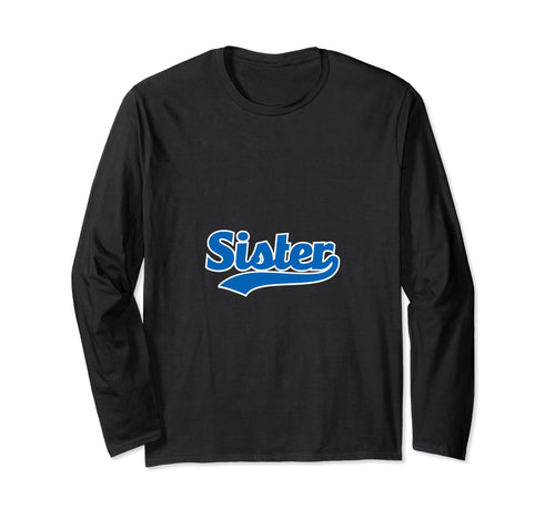 Sister Baseball Sis Brother Sports T-Shirt - Custom Art Print for Adults - T-Shirt, Sweatshirt, Hoodie