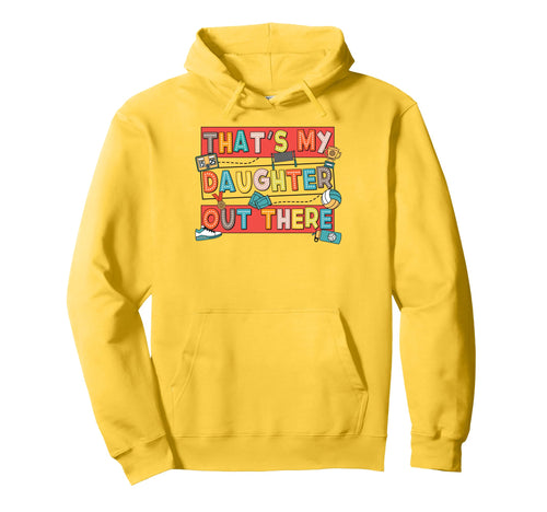 Volleyball Mom Dad Biggest Fan Hoodie - Fun Novelty Design for Adults - T-Shirt, Sweatshirt, Hoodie