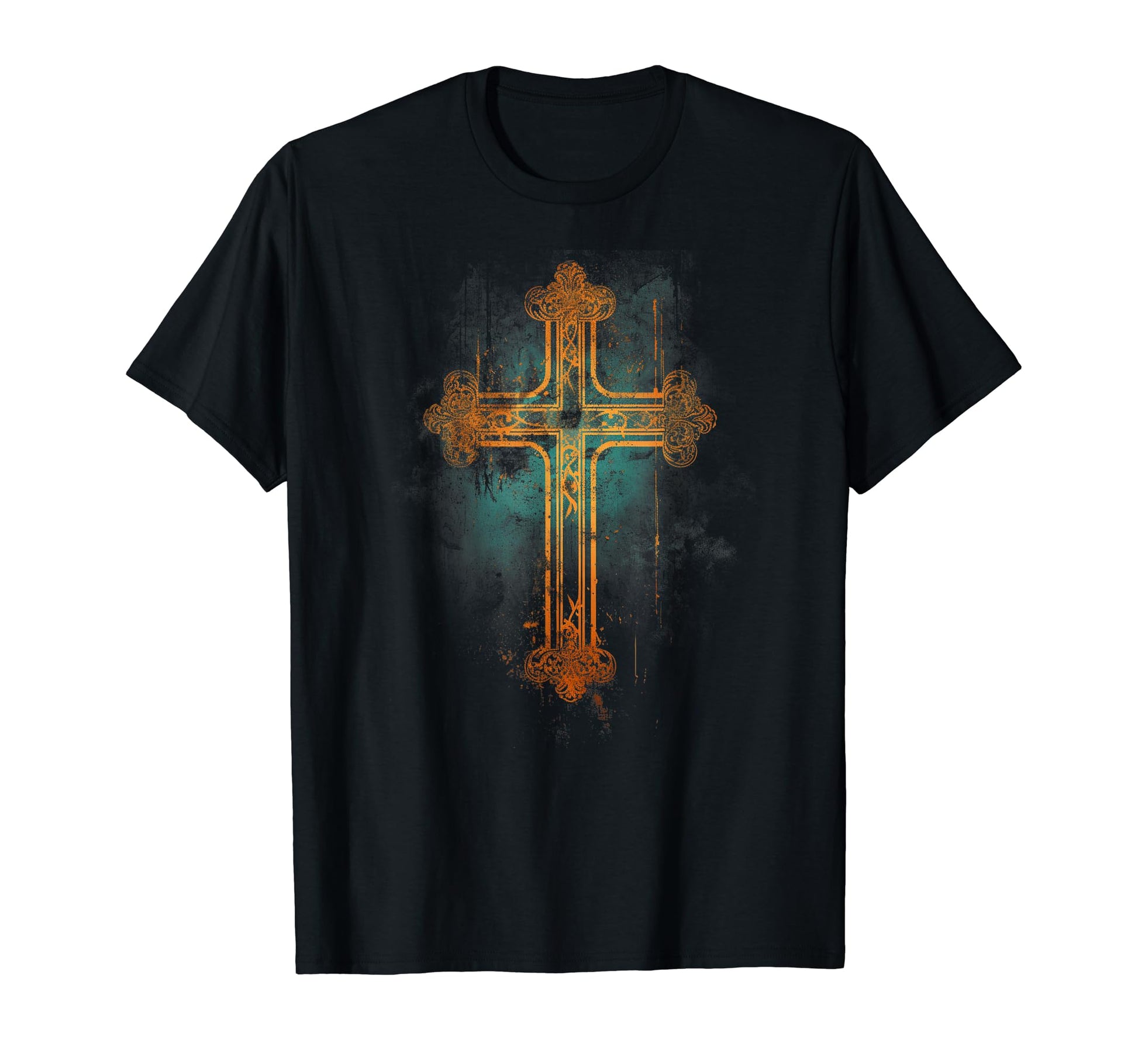 Cross Distressed 90S Goth Grunge Vibes 29 T-Shirt - Streetwear Style Unisex - T-Shirt, Sweatshirt, Hoodie