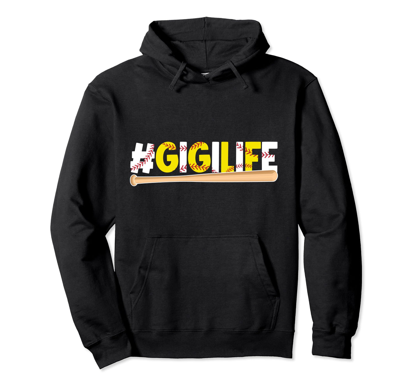 Softball Baseball Gigi Life Baseball Hoodie - Aesthetic Graphic Unisex - T-Shirt, Sweatshirt, Hoodie