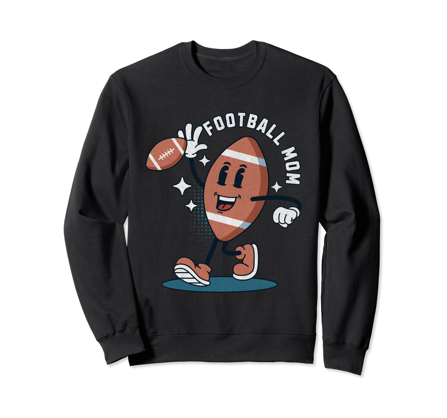 Football Mom Football Season Sports Sweatshirt - Unique Graphic Men Women - T-Shirt, Sweatshirt, Hoodie