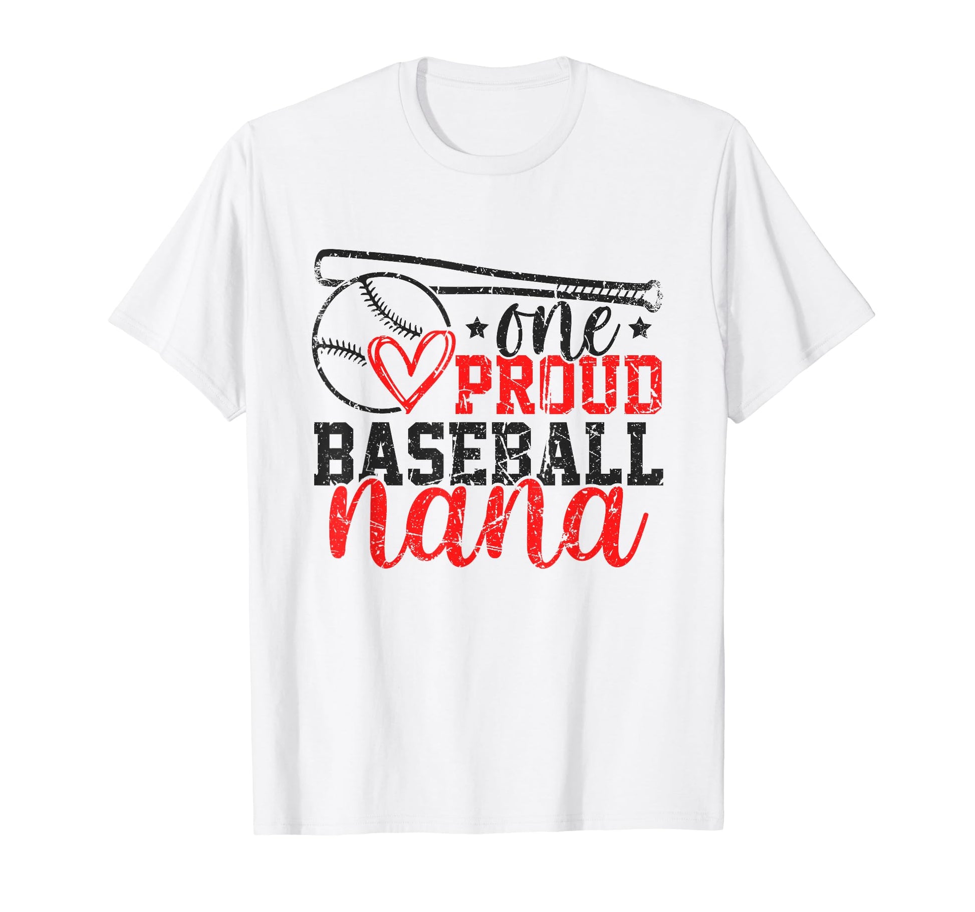 One Proud Baseball Nana Funny Sporty T-Shirt - Graphic Print Men Women - T-Shirt, Sweatshirt, Hoodie