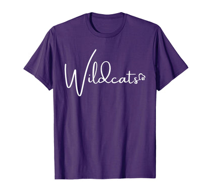 Wildcats School Sports Fan Team Spirit T-Shirt - Unique Graphic Unisex - T-Shirt, Sweatshirt, Hoodie