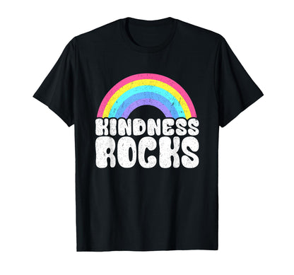 Anti Bullying Hippie Teacher Rainbow T-Shirt - Streetwear Style Unisex - T-Shirt, Sweatshirt, Hoodie