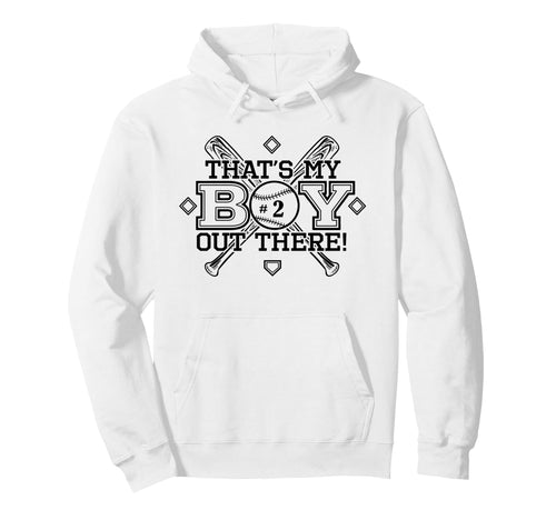 Baseball Mom Dad Thats My Proud Parent Hoodie - Fun Novelty Design Unisex - T-Shirt, Sweatshirt, Hoodie