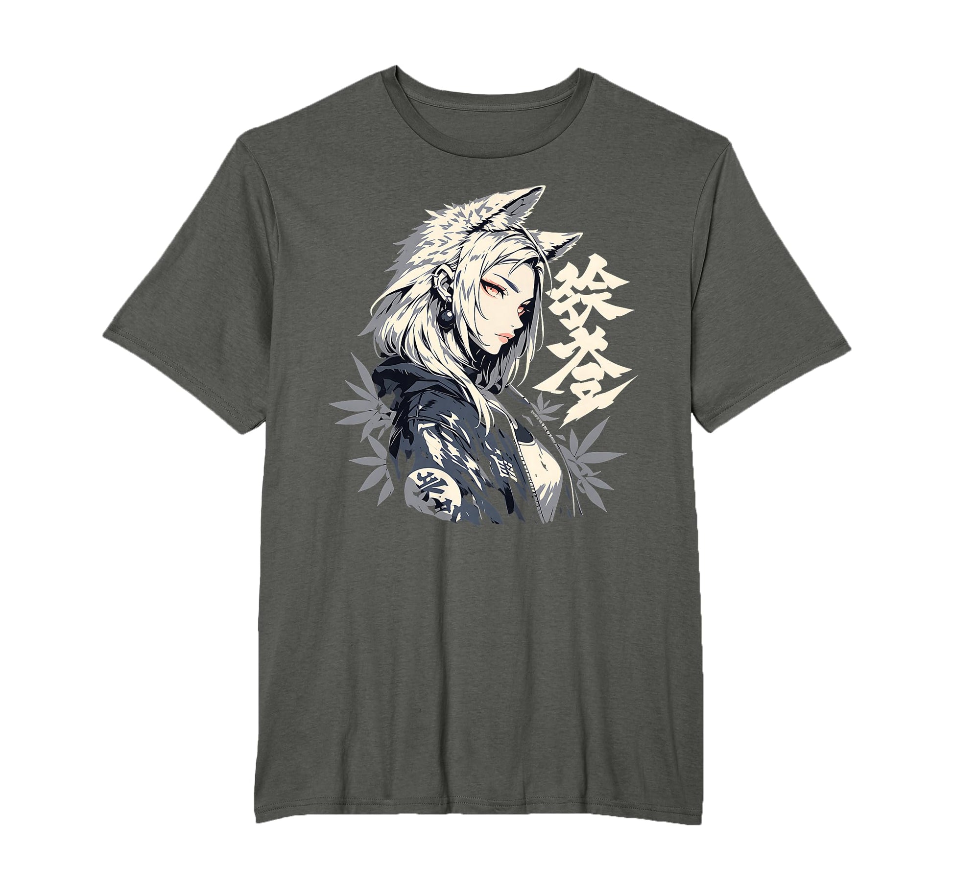 Goth Grunge Demon Anime Furry Wolf T-Shirt - Unique Graphic Men Women - T-Shirt, Sweatshirt, Hoodie