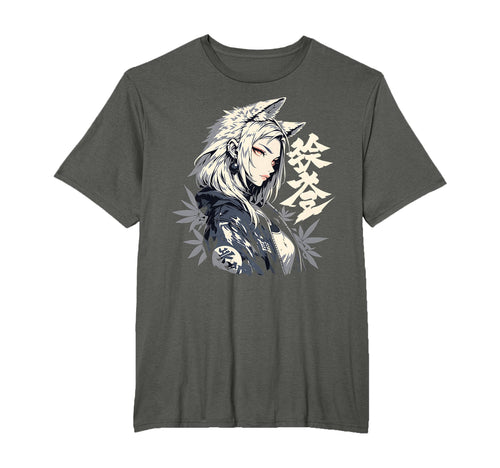 Goth Grunge Demon Anime Furry Wolf T-Shirt - Unique Graphic Men Women - T-Shirt, Sweatshirt, Hoodie