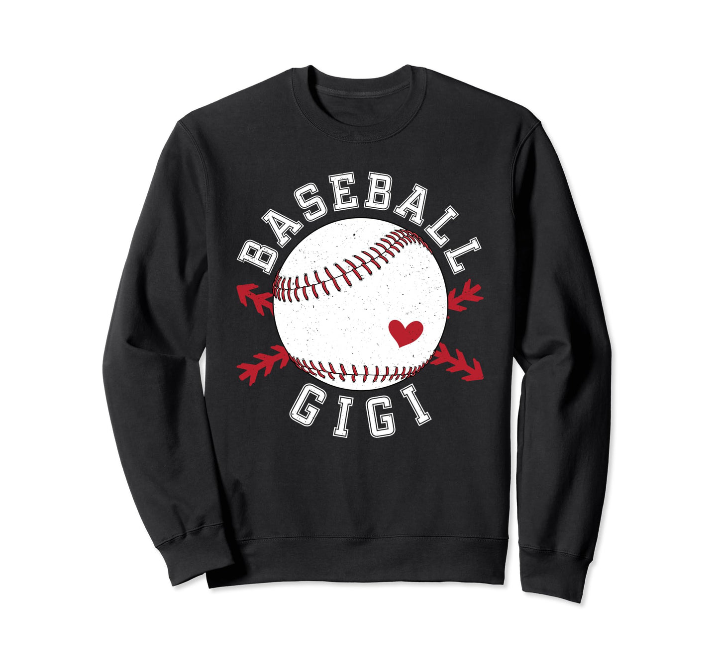 Baseball Gigi Grandma Gigi Sweatshirt - Novelty Apparel for Adults - T-Shirt, Sweatshirt, Hoodie