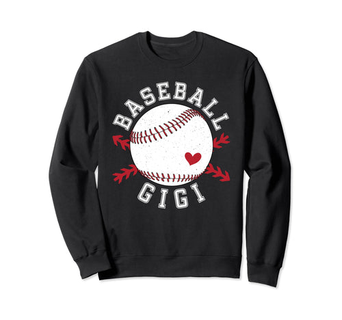 Baseball Gigi Grandma Gigi Sweatshirt - Novelty Apparel for Adults - T-Shirt, Sweatshirt, Hoodie