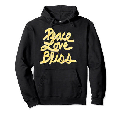 Peace Love Bliss Hoodie - Novelty Apparel Men Women - T-Shirt, Sweatshirt, Hoodie