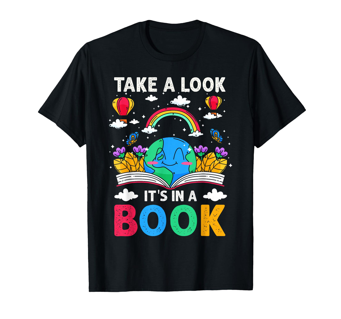 Take Its Book Reading Rainbow T-Shirt - Fun Novelty Design for Adults - T-Shirt, Sweatshirt, Hoodie