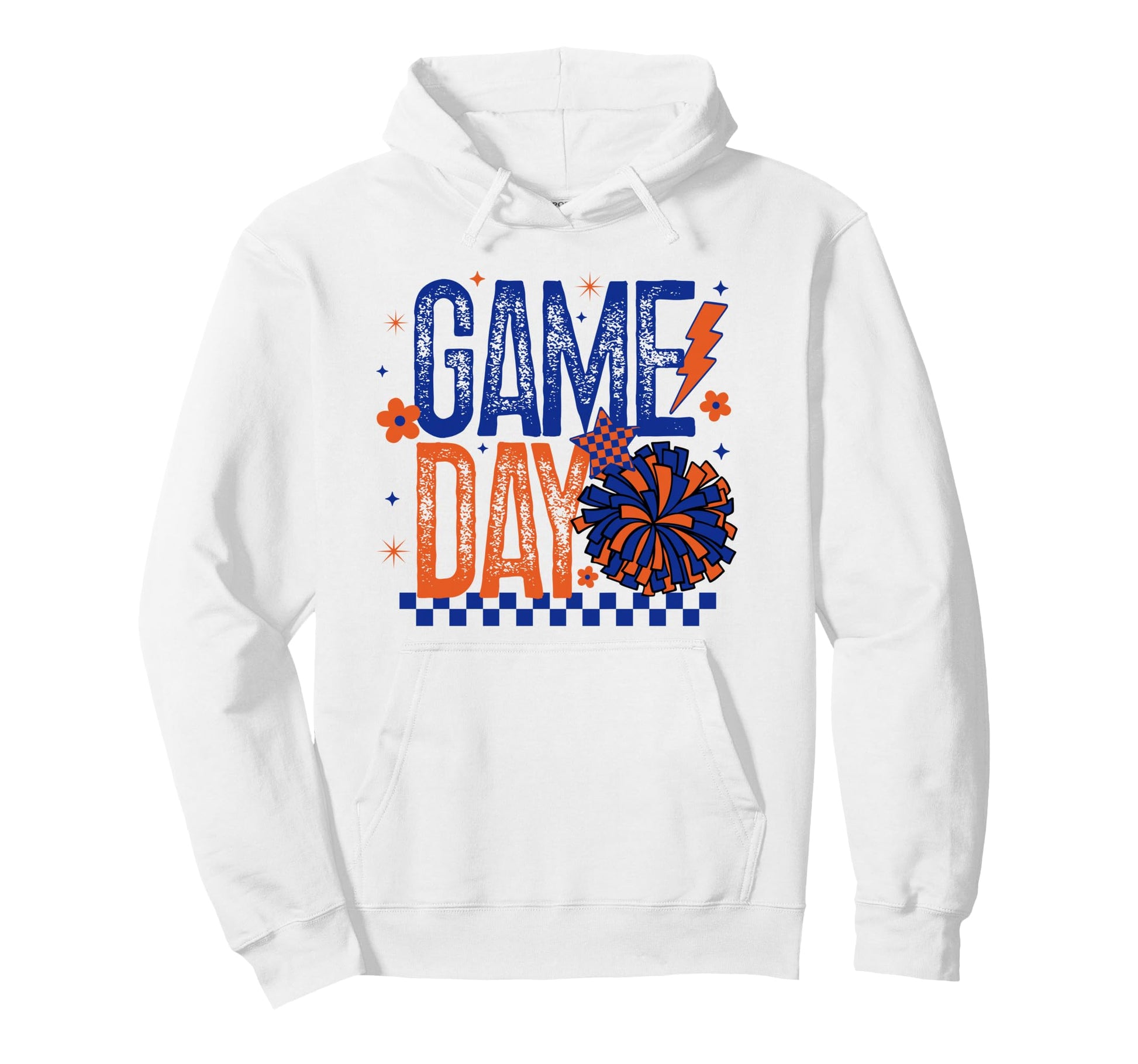 Game Day Cheer Mom Gift Cheerleading Hoodie - Trendy Graphic Men Women - T-Shirt, Sweatshirt, Hoodie