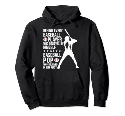 Baseball Pop Who Believed Pop Baseball Hoodie - Graphic Print for Adults - T-Shirt, Sweatshirt, Hoodie