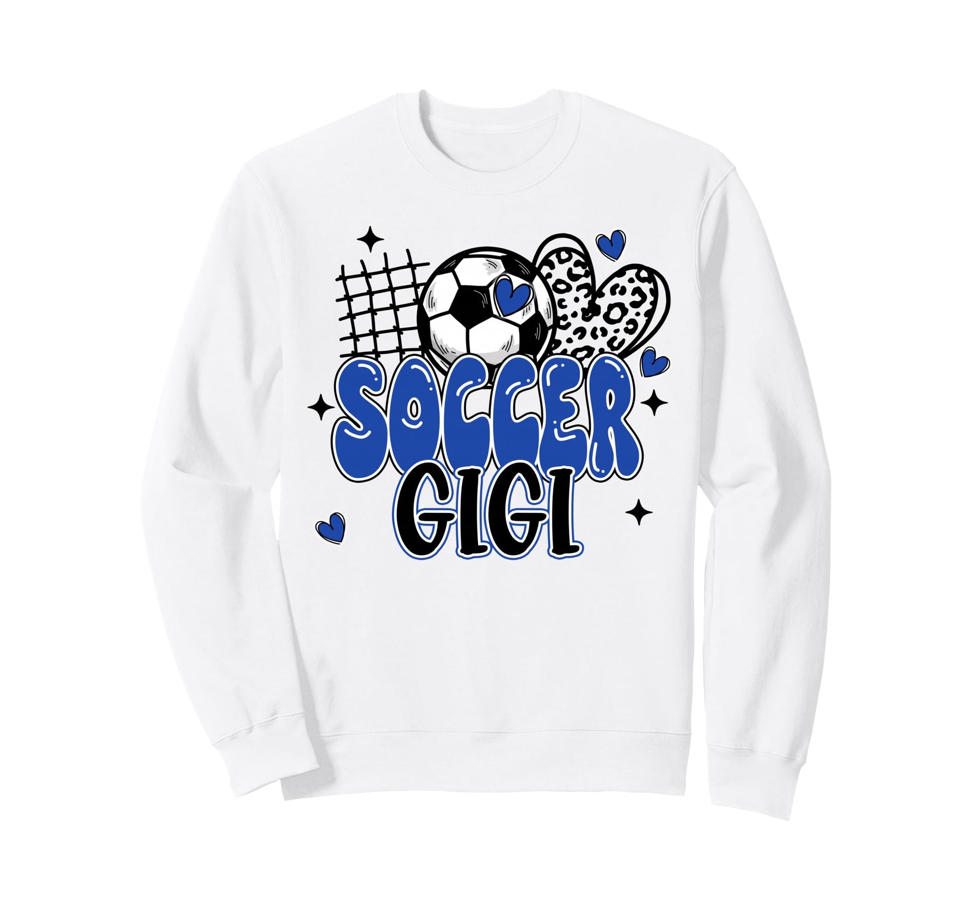 Soccer Gigi Leopard Funny Soccer Mama Sweatshirt - Graphic Print Unisex - T-Shirt, Sweatshirt, Hoodie
