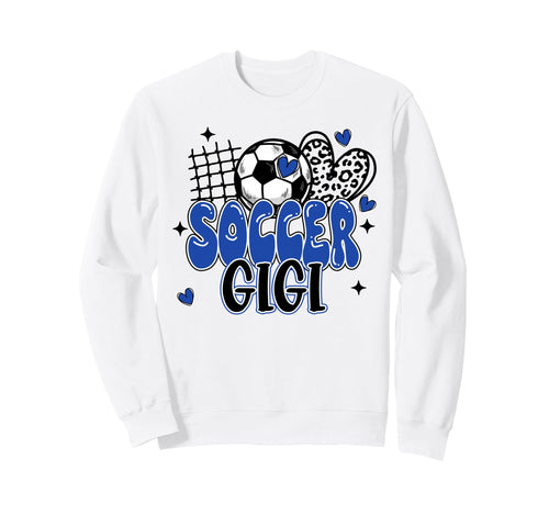 Soccer Gigi Leopard Funny Soccer Mama Sweatshirt - Graphic Print Unisex - T-Shirt, Sweatshirt, Hoodie