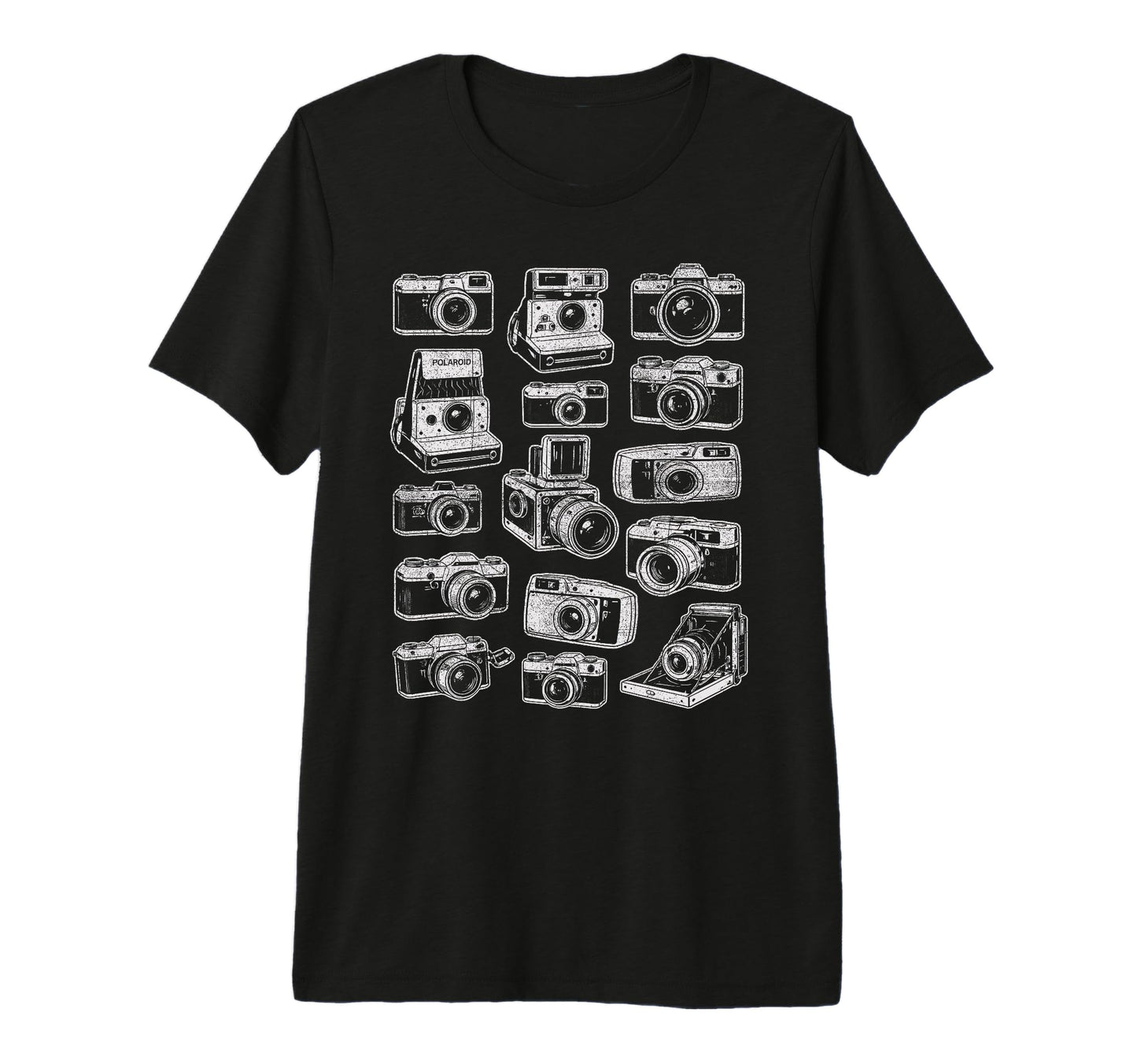 Photographer Camera Collection T-Shirt - Aesthetic Graphic for Adults - T-Shirt, Sweatshirt, Hoodie