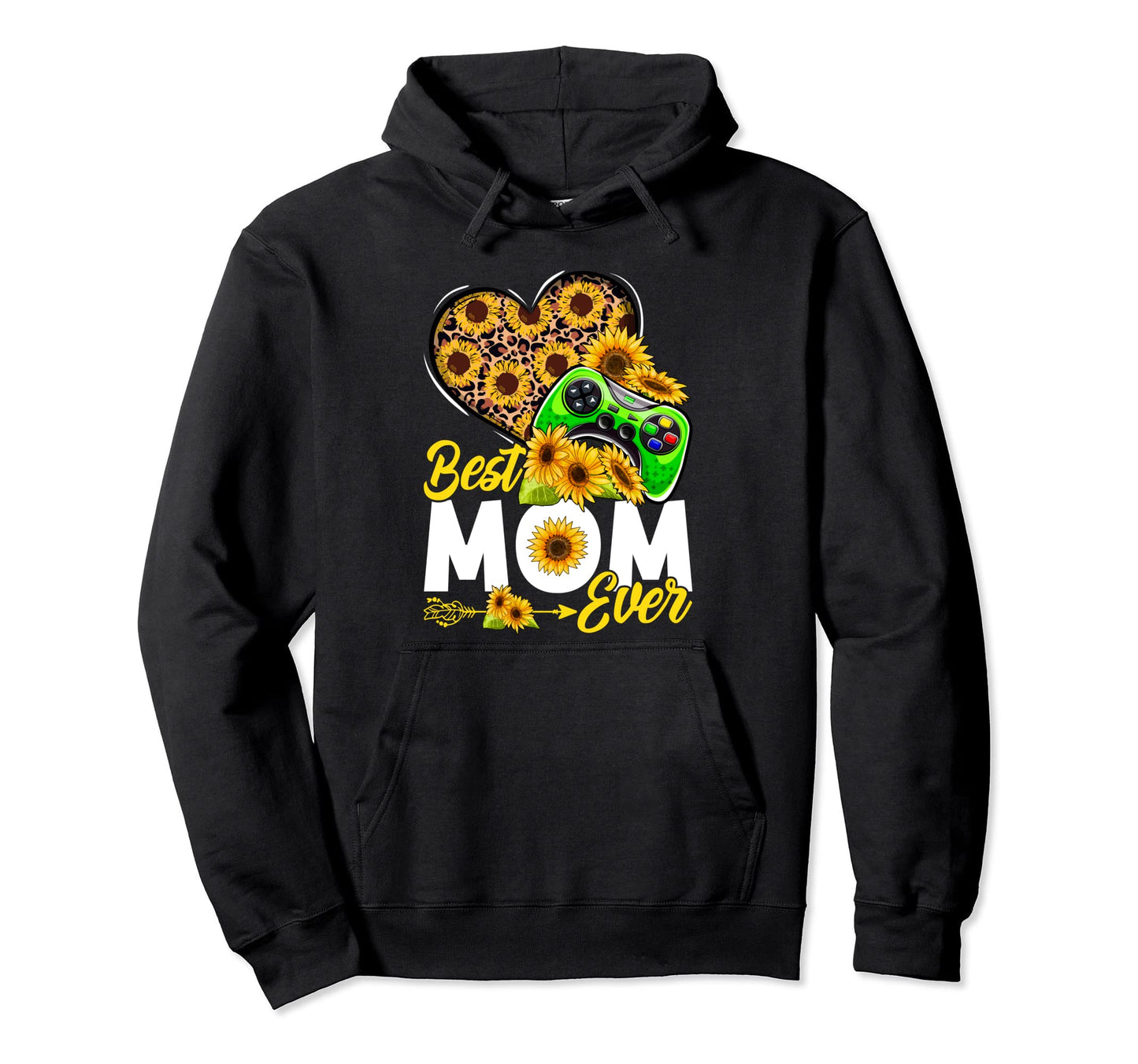 Sunflower Video Game Mom Mama Mommy Hoodie - Novelty Apparel Men Women - T-Shirt, Sweatshirt, Hoodie