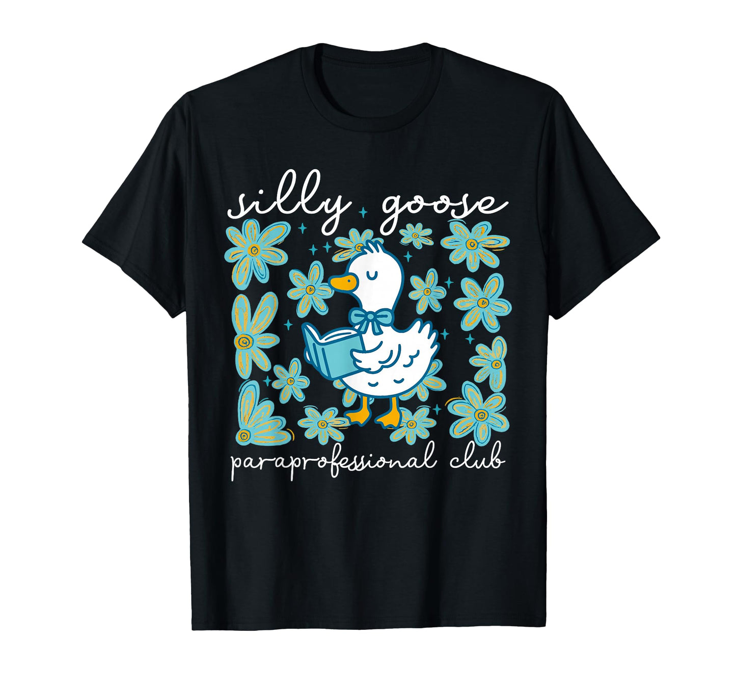Silly Goose Boho Floral Paras T-Shirt - Graphic Print Men Women - T-Shirt, Sweatshirt, Hoodie