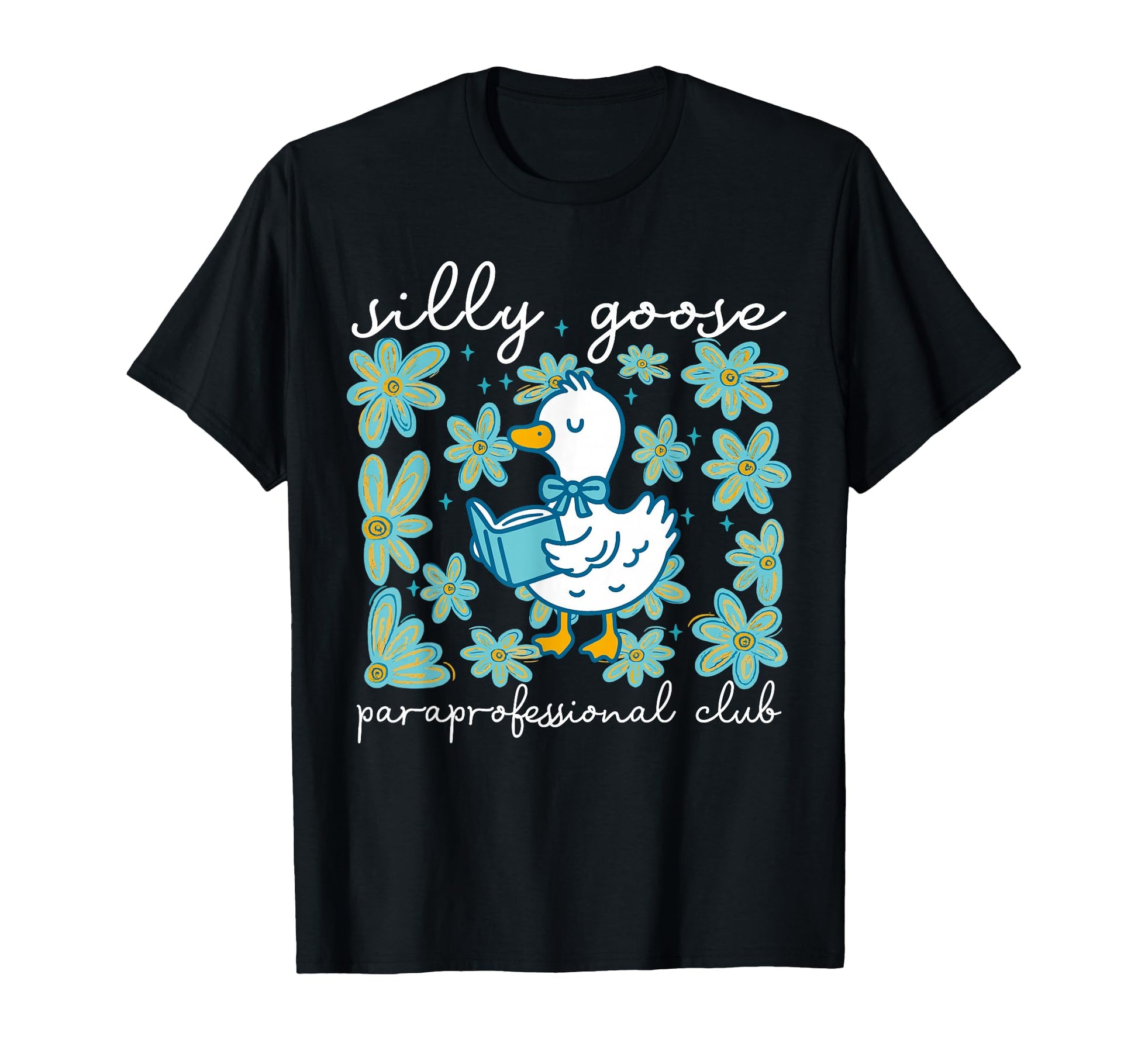 Silly Goose Boho Floral Paras T-Shirt - Graphic Print Men Women - T-Shirt, Sweatshirt, Hoodie