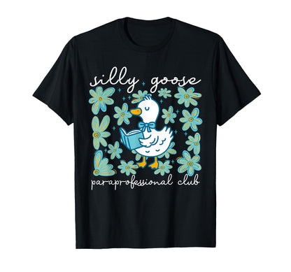 Silly Goose Boho Floral Paras T-Shirt - Graphic Print Men Women - T-Shirt, Sweatshirt, Hoodie