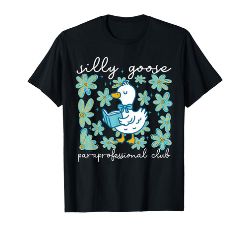 Silly Goose Boho Floral Paras T-Shirt - Graphic Print Men Women - T-Shirt, Sweatshirt, Hoodie